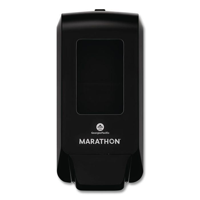 15145610 Marathon Manual Foam Soap Dispenser, 5.4 x 4.4 x 11.3, Black - Image 1