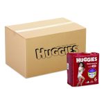 Little Movers HuggFit 360 Degree, Size 6, Over 35 lbs, Disney Design, 17 Diapers/Pack, 4 Packs/Carton