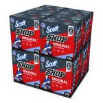 Shop Towels, POP-UP Box, 1-Ply, 9 x 12, Blue, 200/Box, 8 Boxes/Carton