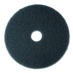Low-Speed Stripper Floor Pad 7200, 13" Diameter, Black, 5/carton