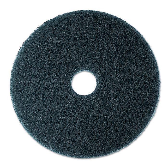137031 Low-Speed Stripper Floor Pad 7200, 13" Diameter, Black, 5/carton - Image 1
