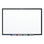 Classic Series Nano-Clean Dry Erase Board, 48" x 36", White Surface, Black Aluminum Frame