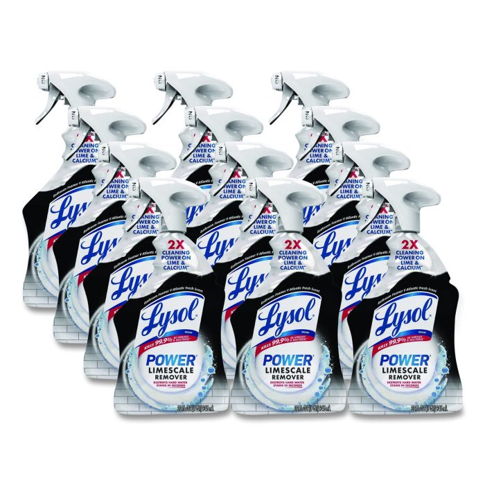 15165963 Power Limescale Remover, Atlantic Fresh Scent, 32 oz Trigger Spray Bottle, 12/Carton - Image 1