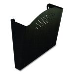 Steel Wall Pocket, Legal Size, 15" x 3" x 9", Black