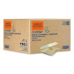 Fiber Hinged Takeout Containers, 8.2 x 8.8 x 2.9, Natural, Sugarcane Fiber, 300/Carton