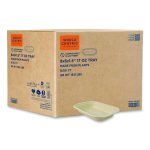 Fiber Containers, 17 oz, 6.02 x 8.02 x 1.5, Natural, Sugarcane Fiber, 400/Carton