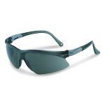 V20 Visio Safety Glasses, Black Half Frame, Black Dual I/O Lens