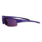 Equalizer Safety Eyewear, Blue Half Frame, Mirrored Blue Dual Lens