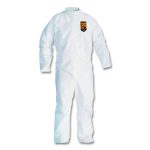 A30 Breathable Splash and Particle Protection Coveralls, 3X-Large, White, 21/Carton