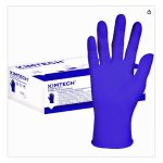 PURPLE NITRILE Exam Gloves, Powder-Free, Medium, 6 mil Thick, 9.5" Long, Purple, 500/Carton
