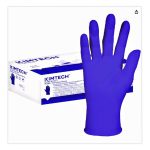 PURPLE NITRILE Exam Gloves, Powder-Free, Large, 6 mil Thick, 12" Long, Purple, 500/Carton