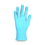 G10 Comfort Plus Blue Nitrile Gloves, Powder-Free, X-Large, 4 mil Thick, 9.5" Long, Light Blue, 100/Box