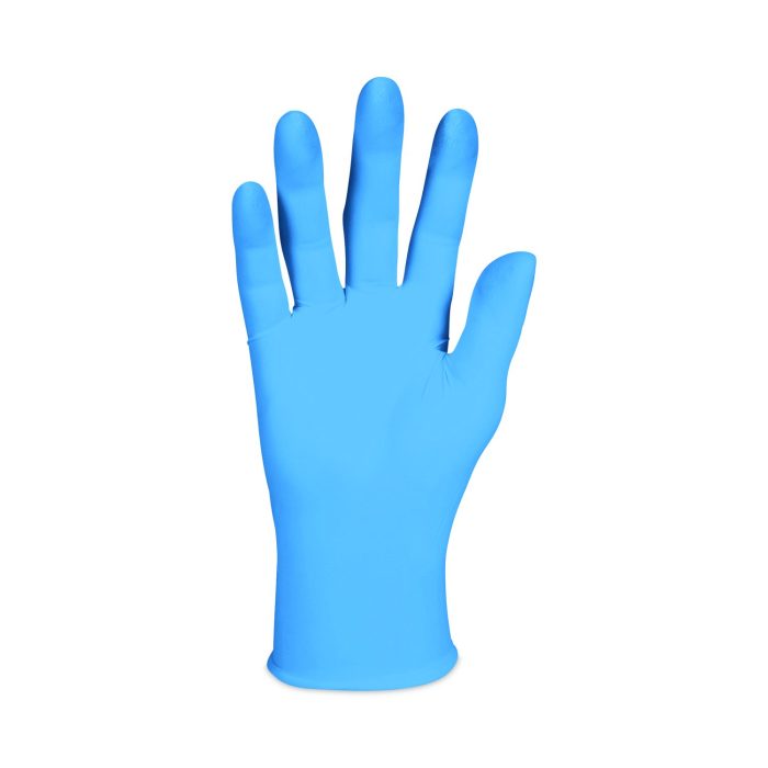 782830 G10 2PRO Nitrile Gloves, Powder-Free, Medium, 6 mil Thick, 9.5" Long, Blue, 100/Box, 10 Boxes/Carton - Image 1