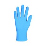 G10 2PRO Nitrile Gloves, Powder-Free, X-Large, 6 mil Thick, 9.5" Long, Blue, 90/Box, 10 Boxes/Carton