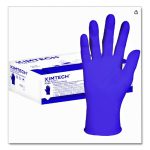 PURPLE NITRILE Exam Gloves, Powder-Free, X-Large, 6 mil Thick, 9.5" Long, Purple, 90/Box