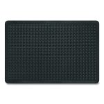 Bubble Flex Anti-Fatigue Mat, Rectangular, Black Crush-Resistant Non-Slip Surface, 24" x 36"