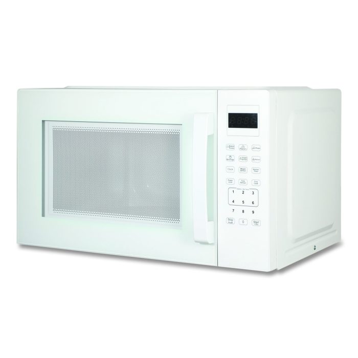 879960 1.5 cu ft Microwave Oven, 1,000 W, White - Image 1