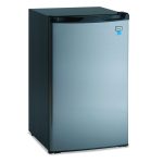 4.4 Cf Refrigerator, 19 1/2"w X 22"d X 33"h, Black/stainless Steel