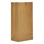 Grocery Paper Bags, 8# Size, Heavy-Duty, 50# Basis Weight, 6" x 3.88" x 12.5", Kraft, 500/Bundle