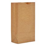 Grocery Paper Bags, 10# Size, 35# Basis Weight, 7" x 4.38" x 13.75", Kraft, 500/Bundle