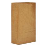 Grocery Paper Bags, 6# Size, Extra-Heavy-Duty, 50# Basis Weight, 5.88" x 3.63" x 11", Kraft, 500/Bundle