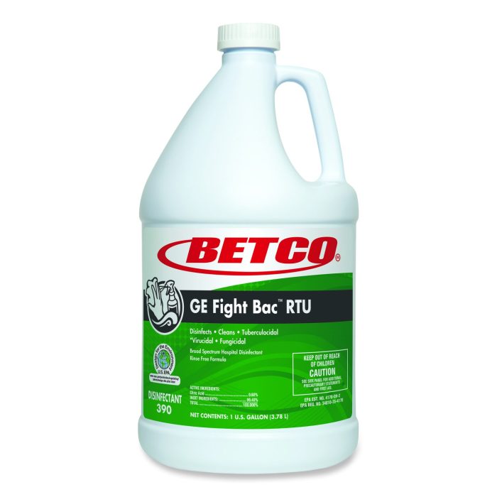 862138 GE Fight Bac RTU Disinfectant, Fresh Scent, 1 gal Bottle - Image 1