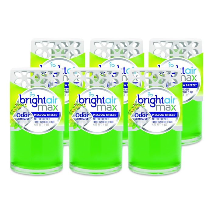 15157935 Max Scented Oil Air Freshener, Meadow Breeze, 4 Oz, 6/carton - Image 1