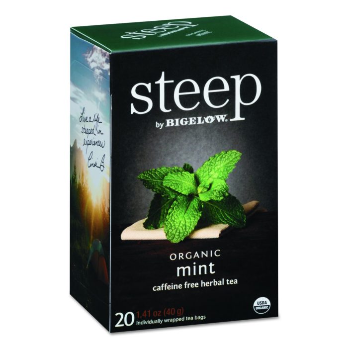 260248 Steep Tea, Mint, 1.41 Oz Tea Bag, 20/box - Image 1