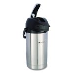 Lever Action Airpot, 101 oz, Stainless Steel/Black