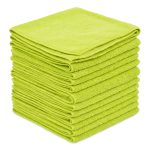 Microfiber Cleaning Cloths, 12 x 12, Yellow, 12/Pack