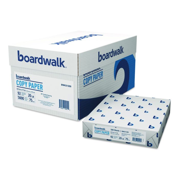 15143716 Copy Paper, 92 Bright, 20 lb Bond Weight, 8.5 x 11, White, 500 Sheets/Ream - Image 1