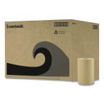 Hardwound Paper Towels, 1-Ply, 8" x 350 ft, Natural, 12 Rolls/Carton
