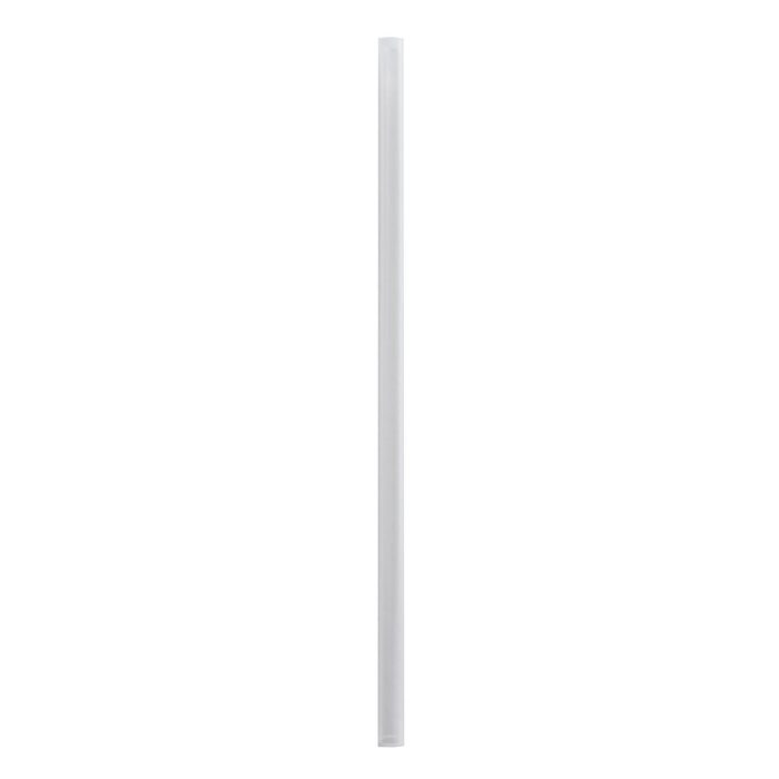 907508 Giant Straws, 7.75", Polypropylene, Clear, 150/Pack, 10 Packs/Carton - Image 1