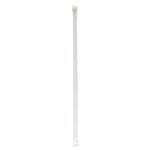 Wrapped Jumbo Straws, 10.25", Polypropylene, Red/White Striped, 500/Pack, 4 Packs/Carton
