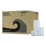PET Cold Cup Lids, Fits 14 oz to 24 oz Cold Cups, Plastic, Clear, 100/Sleeve, 10 Sleeves/Carton