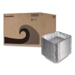 Aluminum Steam Table Pans, Half-Size Deep, 400 Gauge, 2.56" Deep, 10.38 x 12.75, 100/Carton