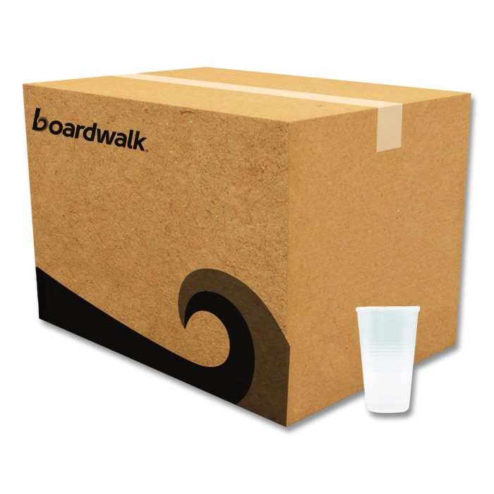 15042031 Translucent Plastic Cold Cups, 20 oz, Clear, 1,000/Carton - Image 1