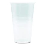 Translucent Plastic Cold Cups, 20 oz, Clear, 50/Pack
