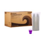 Translucent Plastic Cold Cups, 3 oz, 125/Sleeve, 20 Sleeves/Carton
