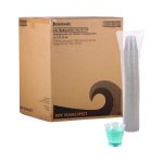 Translucent Plastic Cold Cups, 5 oz, 100/Sleeve, 25 Sleeves/Carton