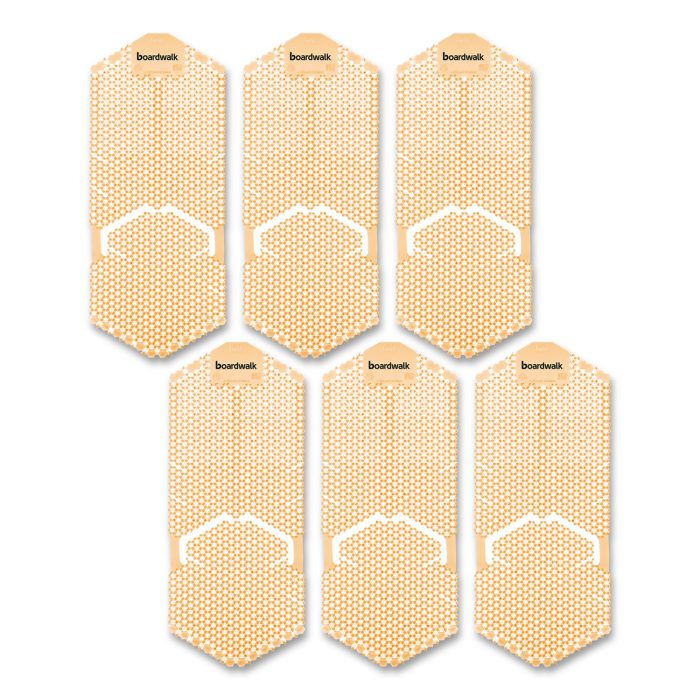 15185361 Vertical Urinal Screen, Summer Sunshine Scent, Yellow, 5.22 oz, 6/Carton - Image 1