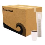 Paper Hot Cups, 12 oz, White, 50/Sleeve, 20 Sleeves/Carton