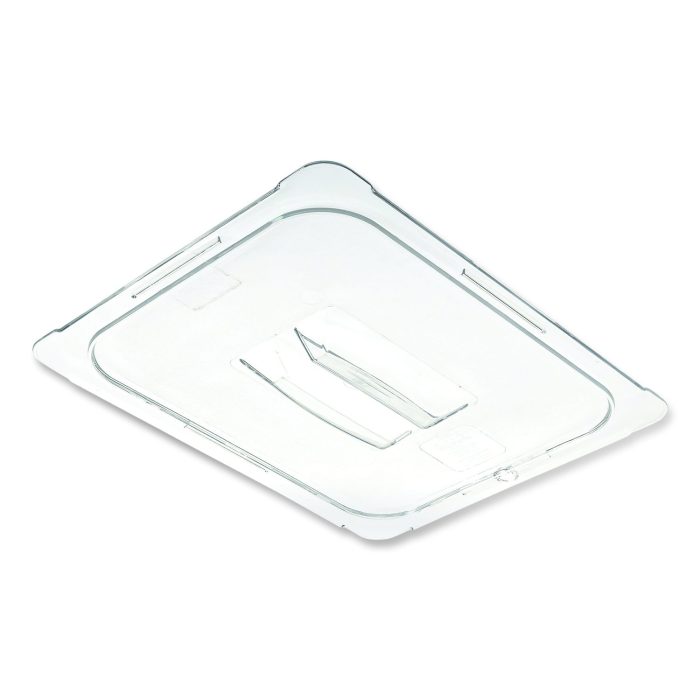 903770 StorPlus Polycarbonate Handled Universal Lid, 12.88 x 20.75 x 0.88, Clear, Plastic - Image 1