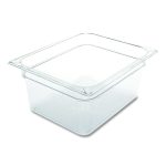 StorPlus Polycarbonate Food Pan, 8.7 qt, 10.38 x 12.75 x 6, Clear, Plastic