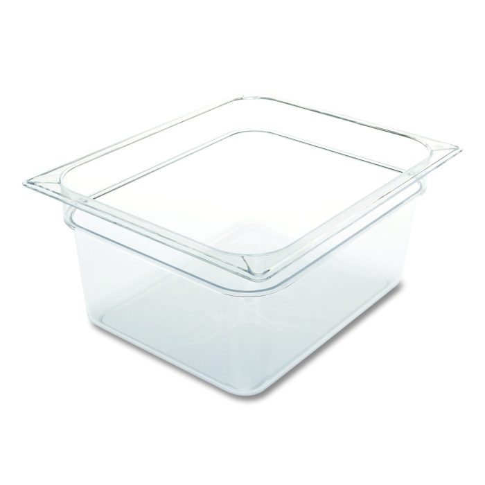 903740 StorPlus Polycarbonate Food Pan, 8.7 qt, 10.38 x 12.75 x 6, Clear, Plastic - Image 1