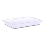 StorPlus Polycarbonate Food Storage Container, 5 gal, 18 x 26 x 3.5, Clear, Plastic