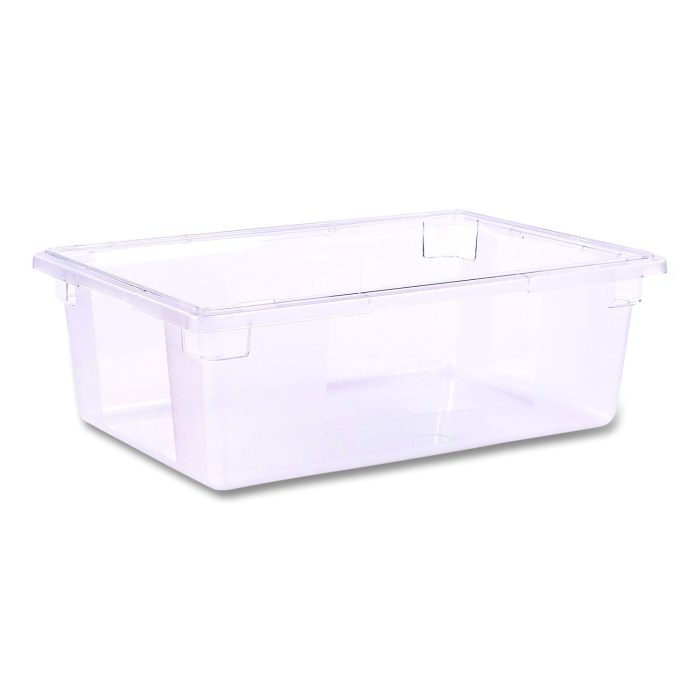 15073575 StorPlus Polycarbonate Food Storage Container, 12.5 gal, 18 x 26 x 9, Clear, Plastic - Image 1