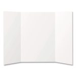 Trifold Display Boards, 36 x 48 x 0.2, White