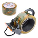 Tape Dispenser with Tape, 3" Core, Polypropylene, Gray/Orange, 1 Dispenser, 1 Roll Pro-Grade Packaging Tape