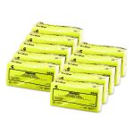Masslinn Dust Cloths, 1-Ply, 24 x 40, Unscented, Yellow, 25/Bag, 10 Bags/Carton
